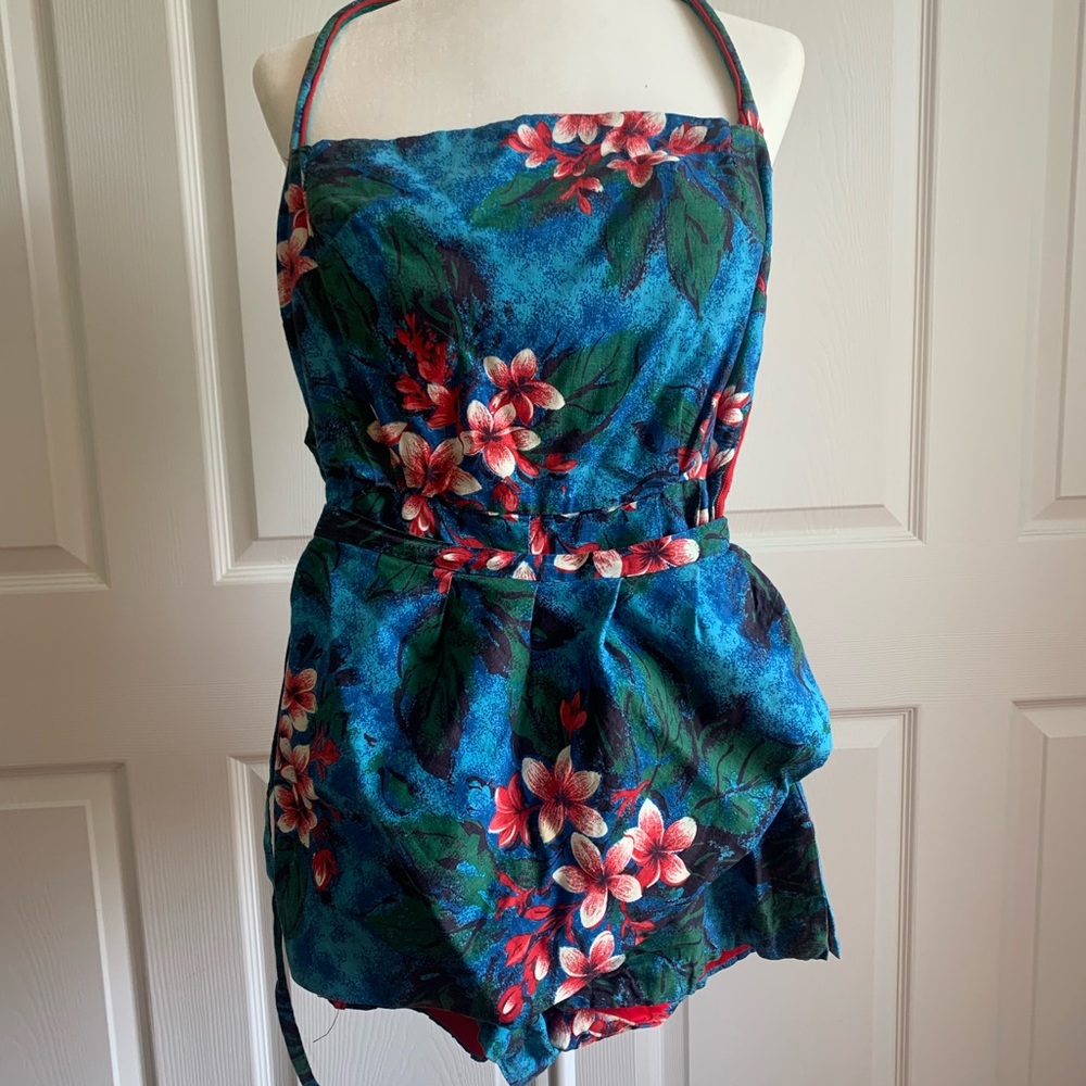Vintage handmade Hawaiian playsuit/romper